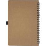 Cobble A5 wire-o recycled cardboard notebook with stone paper Nature