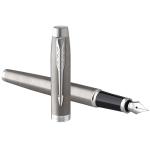 Parker IM fountain pen (blue ink) Silver