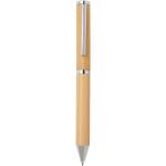 Apolys bamboo ballpoint and rollerball pen gift set  (black ink) Nature