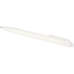 Chartik monochromatic recycled paper ballpoint pen with matte finish White