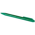 Chartik monochromatic recycled paper ballpoint pen with matte finish Green