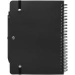 Thalaasa A5 Hardcover Notizbuch mit Kugelschreiber (schwarze Mine) Schwarz