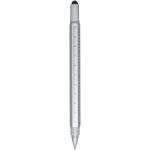 Dora recycled aluminium multifunctional pen (black ink) Silver
