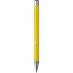 Moneta recycled aluminium ballpoint pen (blue ink) Yellow