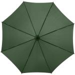 Kyle 23" auto open umbrella wooden shaft and handle Forest green