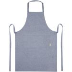 Pheebs 200 g/m² recycled cotton apron Heather Blue