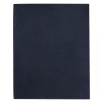 Lily GRS certified RPET coral fleece blanket Dark blue