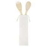 Endiv bamboo salad spoon and fork Nature