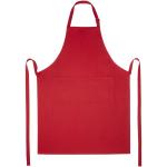 Andrea 240 g/m² apron with adjustable neck strap Red