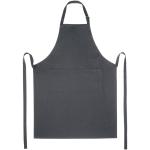 Andrea 240 g/m² apron with adjustable neck strap Dark grey