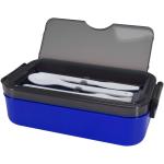 Snappy lunch box and cutlery set Aztec blue
