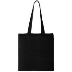 Carolina 100 g/m² cotton tote bag 7L Black