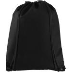 Evergreen non-woven drawstring bag 5L Black