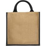 Chennai jute tote bag 16L, nature Nature,black