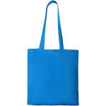 Madras 140 g/m² cotton tote bag 7L Midnight Blue