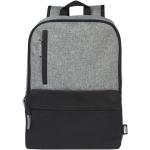 Reclaim 15" GRS recycled two-tone laptop backpack 14L Black/gray