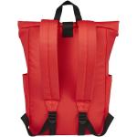 Byron 15.6" GRS RPET roll-top backpack 18L Red