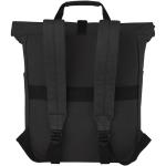 Joey 15" GRS Rolltop Laptoprucksack aus recyceltem Canvas 15 L Schwarz