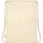 Odisha 100 g/m² OCS organic drawstring bag 5L Nature