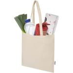 Peru Blend 180 g/m² Tragetasche aus GRS recycelter Baumwolle 7L Natur