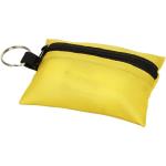 Valdemar 16-piece first aid keyring pouch Yellow