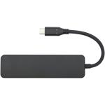 Loop RCS recycled plastic multimedia adapter USB 2.0-3.0 with HDMI port Black