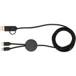 Citala 150 cm 5-in-1 Kabel aus recyceltem Kunststoff für Datenübertragung und 27W Schnellladung Schwarz