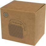 Diya 3W kabelloser Lautsprecher aus recyceltem Kunststoff Schwarz