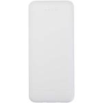 Adhil 10.000 mAh 10W recycled plastic power bank with 2 built-in cables White