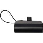 Alnair 10 W 5000 mAh Typ C Powerbank aus recyceltem Kunststoff mit integriertem Klappständer und 2 in 1 Kabel Schwarz