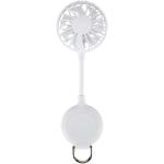 Ventio Magnetischer, tragbarer Ventilator aus recyceltem Kunststoff Weiß