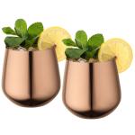 Cascade 540 ml stainless steel cup set Rosegold