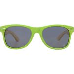 Sun Ray bamboo sunglasses Lime green