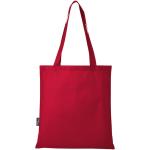 Zeus GRS recycled non-woven convention tote bag 6L Red