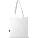 Zeus GRS recycled non-woven convention tote bag 6L White