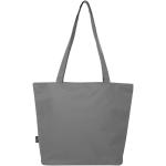 Panama GRS recycled zippered tote bag 20L Convoy grey