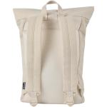 Recanvas 14” GRS recycled rolltop backpack 16L Sandstone