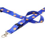 Liv Verstellbares Sublimation Lanyard Schwarz/weiss