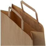 Kraft 80-90 g/m2 paper bag with flat handles - medium Nature