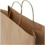Kraft 80-90 g/m2 paper bag with twisted handles - large Nature