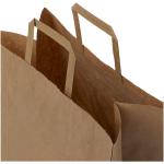 Kraft 80-90 g/m2 paper bag with flat handles - X large Nature