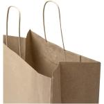 Kraft 80–90 g/m² Papiertasche mit Kordelgriffen – 32 × 17 × 39 cm Natur