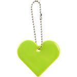 RFX™ H-16 heart reflective PVC hanger Neon yellow
