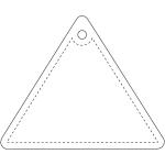 RFX™ H-12 triangle reflective TPU hanger White