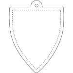 RFX™ H-12 badge reflective PVC hanger White