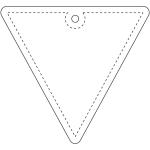 RFX™ H-12 inverted triangle reflective TPU hanger White
