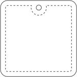 RFX™ H-20 square reflective PVC hanger Neon yellow