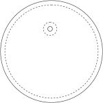 RFX™ H-16 runder, leichter, reflektierender PVC-Anhänger Neongelb