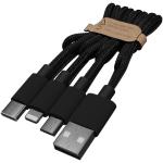 SCX.design P35 5.000 mAh Powerbank aus Holz mit Leuchtlogo Bambus