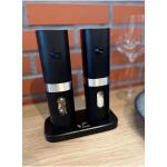 SCX.design K02 electric salt & pepper grinder set Black/silver